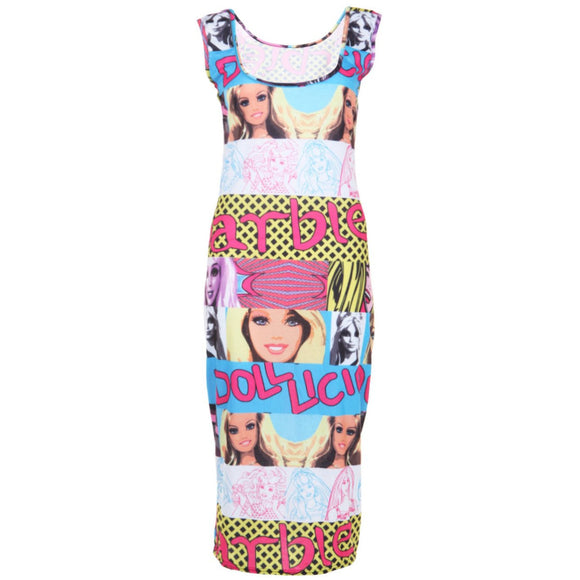 Barbie Short Sleeve Tank Dress