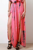 Chelsea Tie-Dye Crop Top Skirt Set