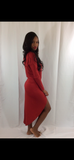 Brooklyn Red Wrap Dress